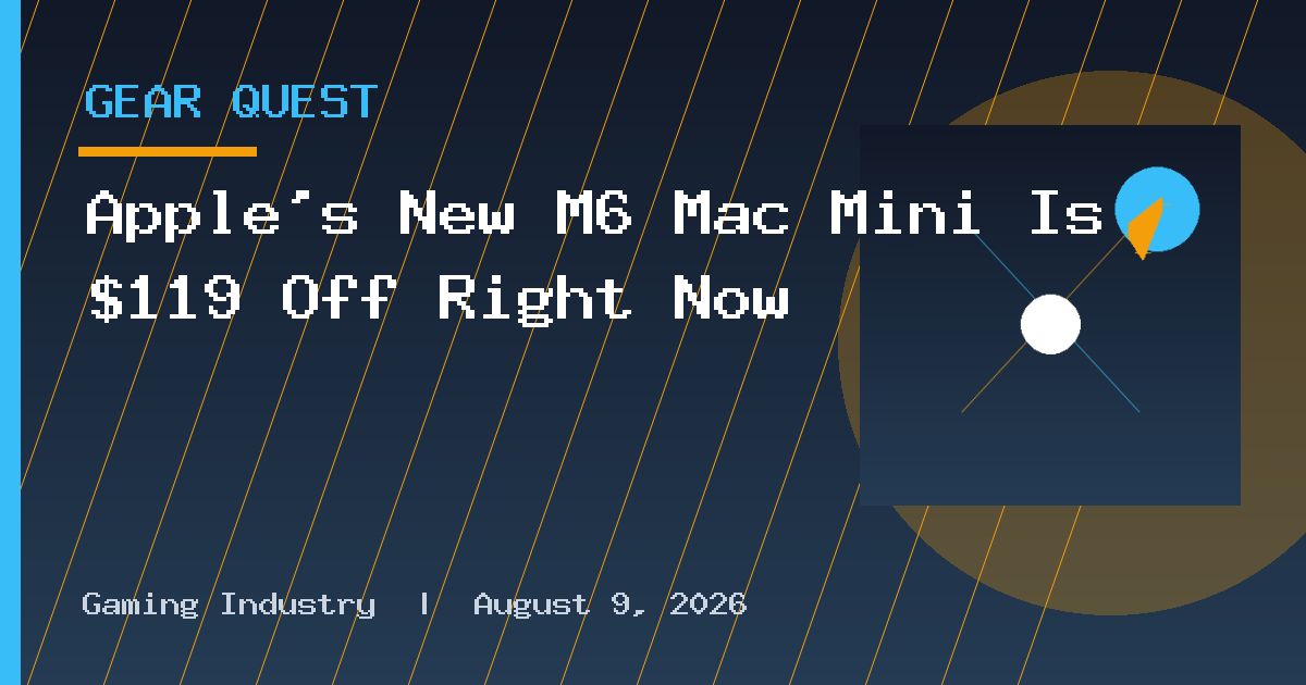 Apple’s New M6 Mac Mini Is $119 Off Right Now