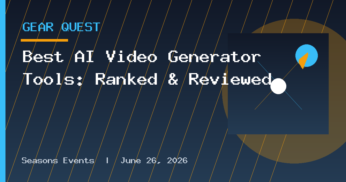 Best AI Video Generator Tools: Ranked & Reviewed