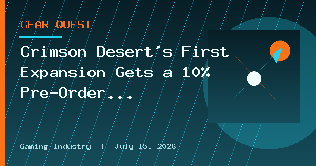Crimson Desert’s First Expansion Gets a 10% Pre-Order Discount, But Not on PC