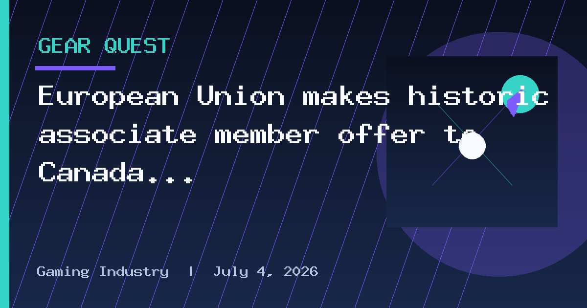 European Union makes historic associate member offer to Canada