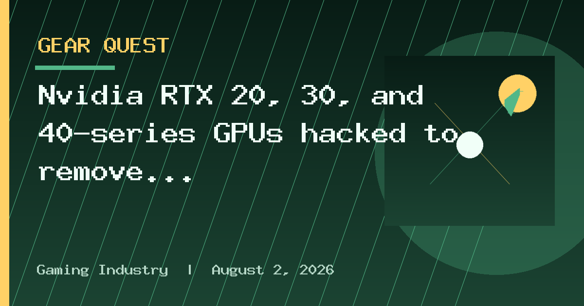 Nvidia RTX 20, 30, and 40-series GPUs hacked to remove a half-speed AI throttle