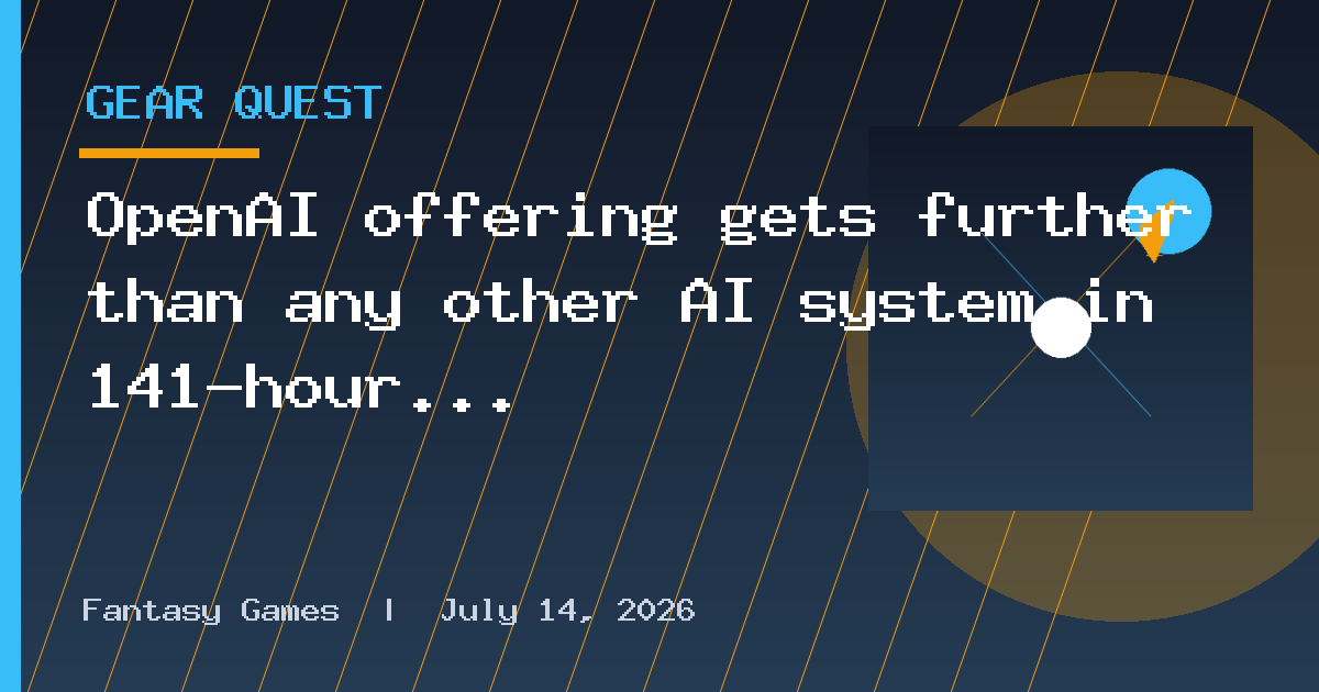 OpenAI offering gets further than any other AI system in 141-hour test