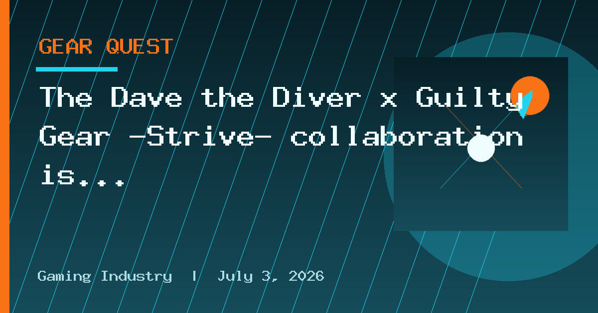 The Dave the Diver x Guilty Gear -Strive- collaboration is now on PC